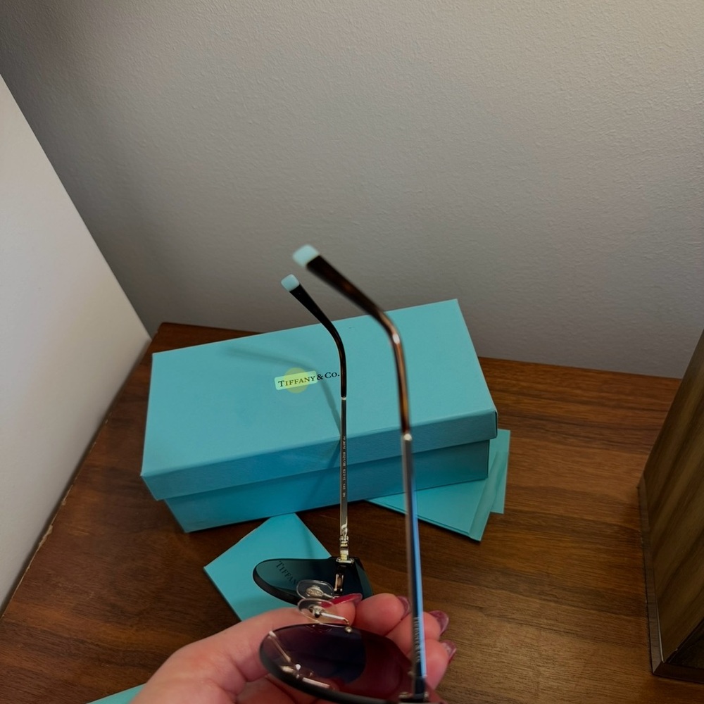 Tiffany & Co. Sunglasses with Teal Accents